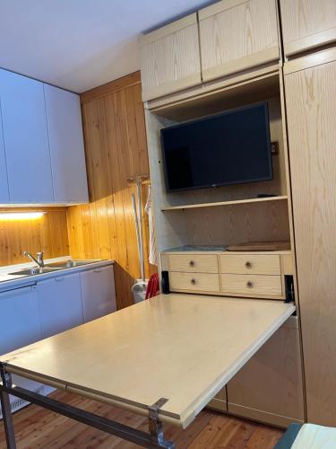 Dapur atau dapur kecil di Baita Trentin