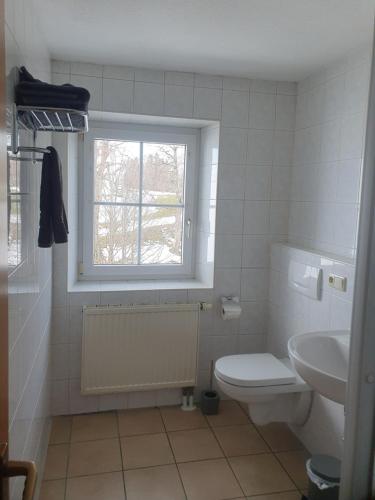Koupelna v ubytování Ferienwohnung Koller "die Kleine"