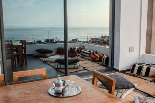 Zona de estar de Seaside house