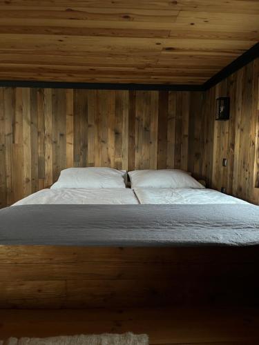 Postel nebo postele na pokoji v ubytování Chata Dorotka na sosne