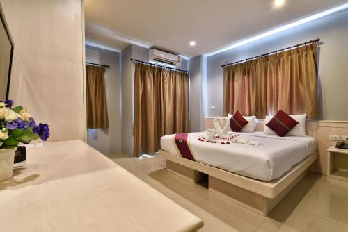 Postel nebo postele na pokoji v ubytování 88 Hotel