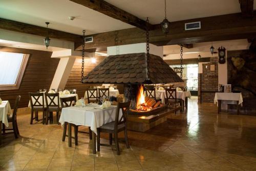 Χώρος καθιστικού στο Hotel Babino Brdo