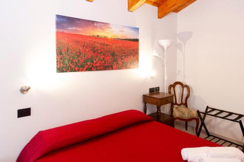 Кровать или кровати в номере La collinetta B&B