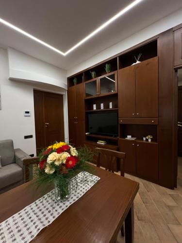 Η κουζίνα ή μικρή κουζίνα στο Ninella Apartment
