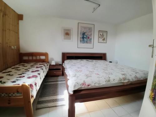 Posteľ alebo postele v izbe v ubytovaní Apartment an der Hutweide