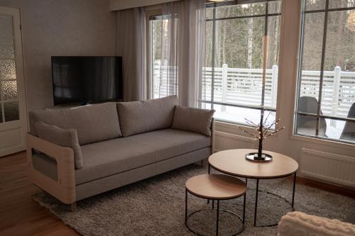 Et opholdsområde på Villa Metso At Rovaniemi