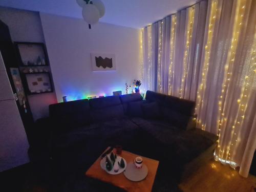 Posezení v ubytování Prishtina Apartment
