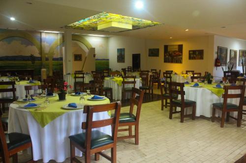 Restaurace v ubytování Ecohotel La Casona Pereira