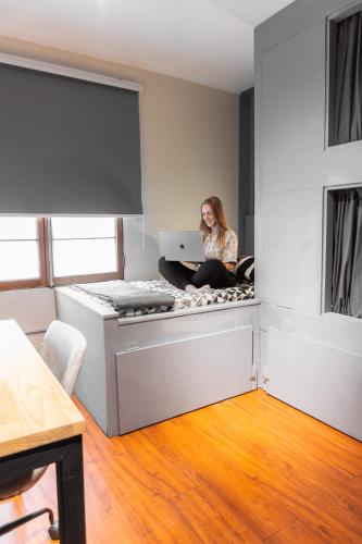 Μια τηλεόραση ή/και κέντρο ψυχαγωγίας στο Hostel La Moneda