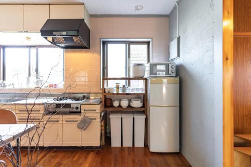 Dapur atau dapur kecil di Canvas STAY&PLEASURE 1F