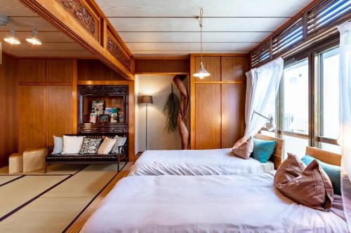 Katil atau katil-katil dalam bilik di Canvas STAY&PLEASURE 1F