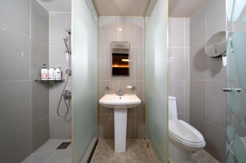 Koupelna v ubytování Lime hotel Suwon