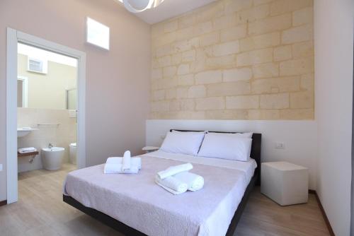 Koupelna v ubytování LecceMia B&B