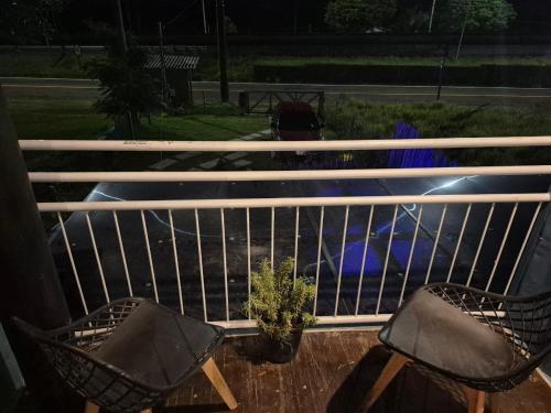 Balkoni atau teres di Casa container