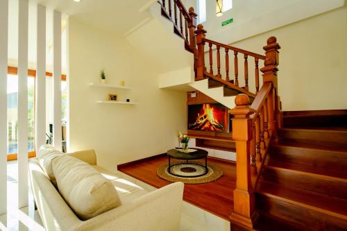 Χώρος καθιστικού στο Vil'Latu - 4 Bedrooms Private Villa