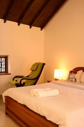 Katil atau katil-katil dalam bilik di Ederra Stays & Cafe