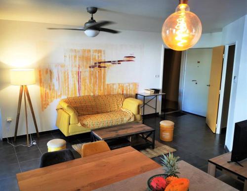 Posezení v ubytování Appt Corail au pied du Lagon St Leu - 6 pers