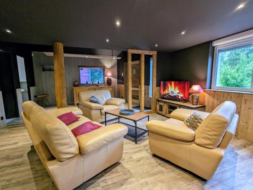 Chalet de charme pour 6 pers., proche ski, WiFi, parking, animaux admis - FR-1-589-683