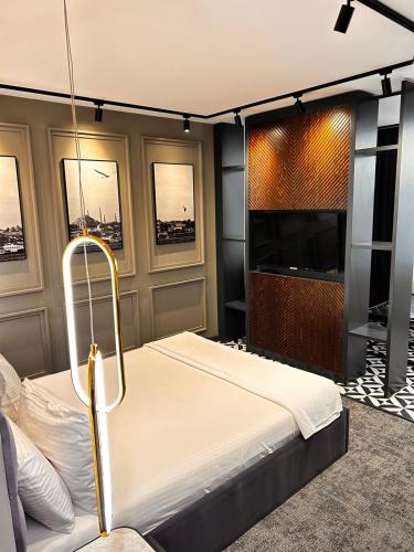 Katil atau katil-katil dalam bilik di Zeytin Hotel
