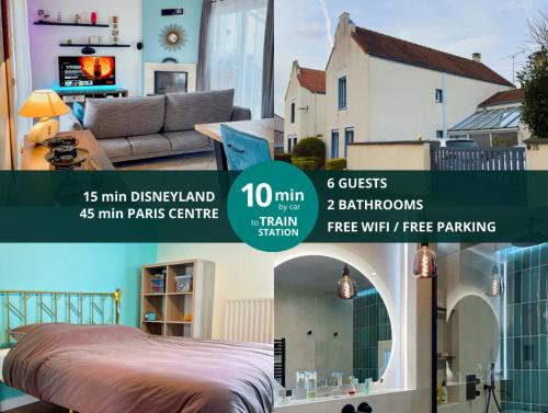 L'Orée du bois de Chigny - Maison pour 6 à Disneyland Paris