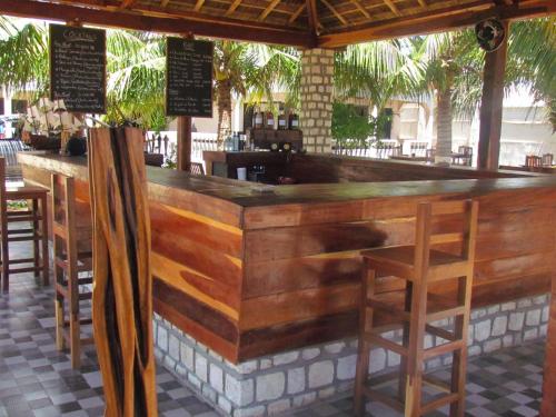 The lounge or bar area at Bohobé Naboty