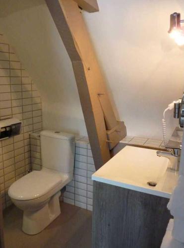 Ein Badezimmer in der Unterkunft Logis Hôtels Restaurant Le Relais Chenonceaux