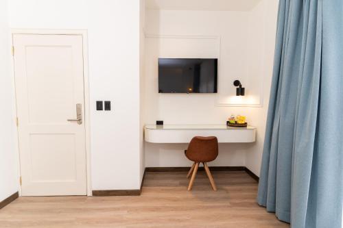 TV a/nebo společenská místnost v ubytování Hotel Boutique Las Mesetas