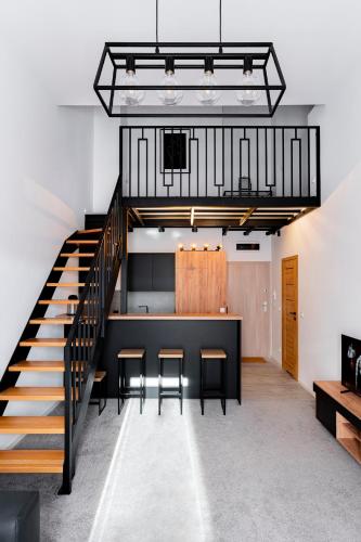 Modern apartment with sauna