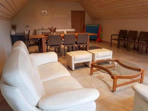 Ruang duduk di Vakantiehuis Slangenmeers