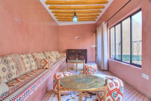 Posezení v ubytování Luxe RIAD-privé-RIAD MIMI centre-ville