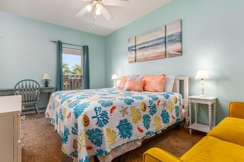 Ένα ή περισσότερα κρεβάτια σε δωμάτιο στο Ripplin Sands