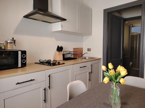 A kitchen or kitchenette at Fabio Haus Trieste