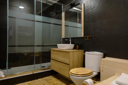 Koupelna v ubytování Apartamento en una Masia, Moli 2