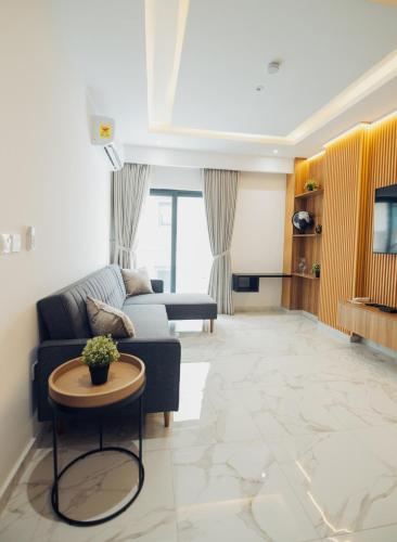 Essence 1 BDRM Luxury Aptにあるシーティングエリア