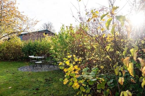Taman di luar Ferienwohnung Sööte Stuuv - Stein