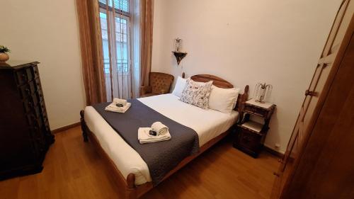 Postel nebo postele na pokoji v ubytování Center Beach Apartment