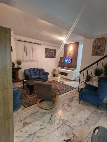 Χώρος καθιστικού στο Marmara villa