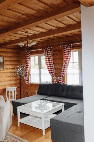 Posezení v ubytování Rakhiv House