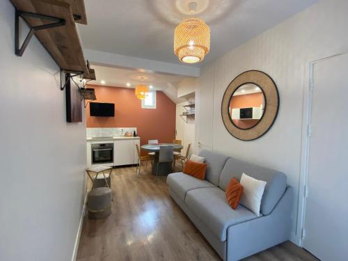 Dapur atau dapur kecil di Appartement Sud PARIS