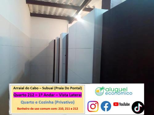 a building with a sign in front of it at Arraial do Cabo – Subuai Village - Aluguel Econômico in Arraial do Cabo