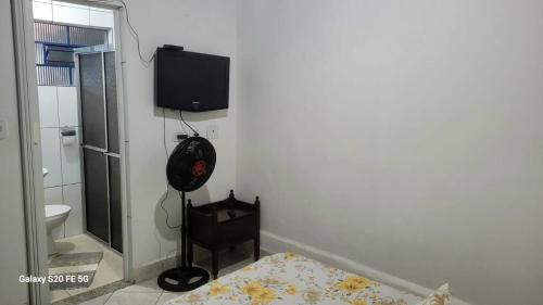 Koupelna v ubytování Hostel Pé na praia - Quartos e Barracas Camping