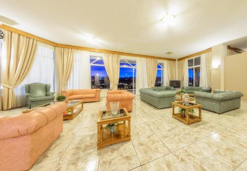 Χώρος καθιστικού στο Zante Palace 