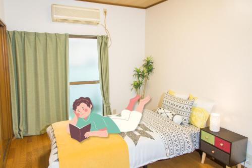 Direct to Namba Warm family House 4ppl Near Donki LIUBJ3