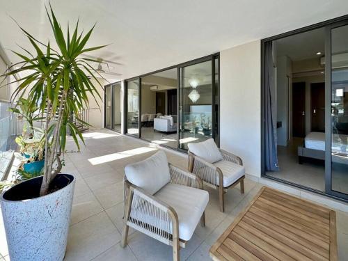 Χώρος καθιστικού στο Exceptional Penthouse with Sea View