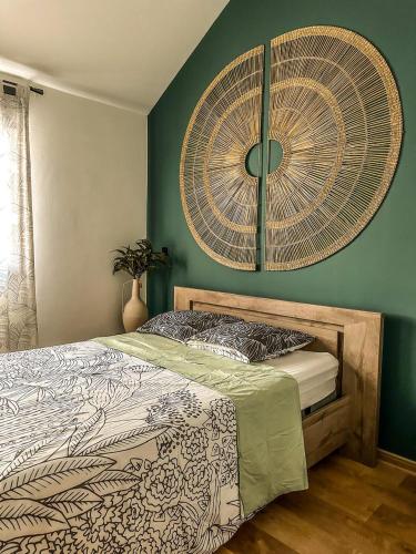 Postel nebo postele na pokoji v ubytování L'escapade