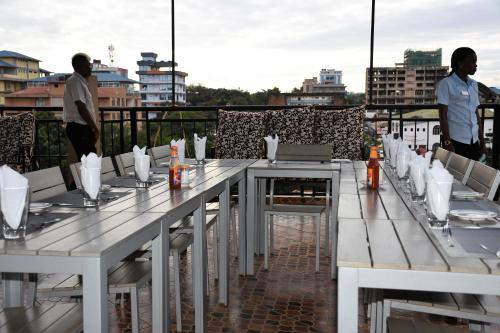 Μπαλκόνι ή βεράντα στο East Point Hotel Moshi