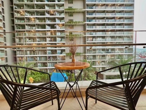 Balkón nebo terasa v ubytování The Sóng Apartment 5 Stars Vung Tau - Căn Hộ Du Lịch Biển 5 Sao Vũng Tàu - MINH TOẢN's Homestay