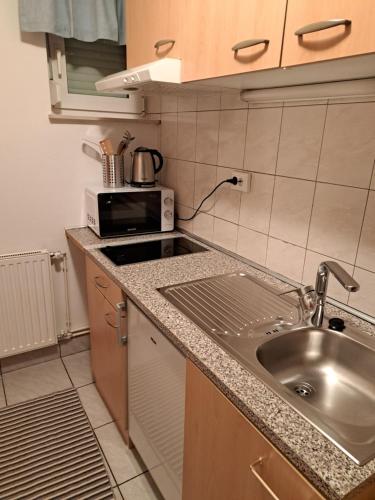 Kuchyň nebo kuchyňský kout v ubytování Studio Kristijan