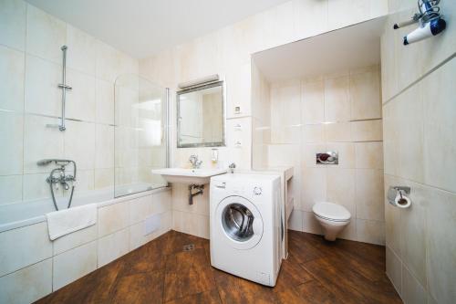 Koupelna v ubytování Apartments Vila Riva