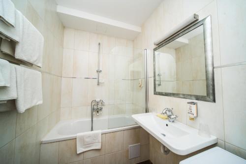 Koupelna v ubytování Apartments Vila Riva
